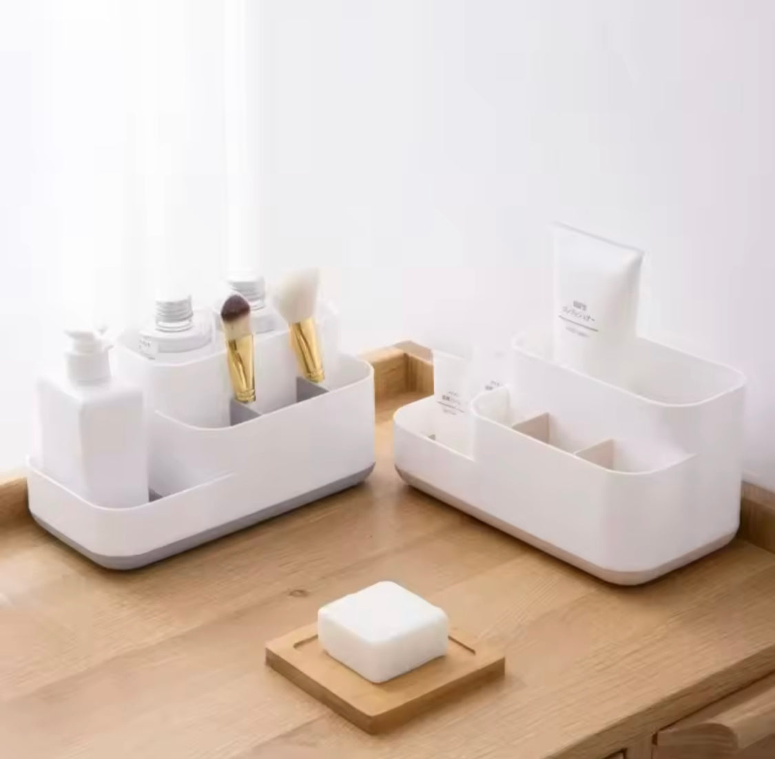 5 Compartment Desktop Organizer, Multifunctional Storage Organizer Case, Washable Bathroom Storage Box 5 Compartment Desktop Organizer, Multifunctional Storage Organizer Case, Washable Bathroom Storage Box